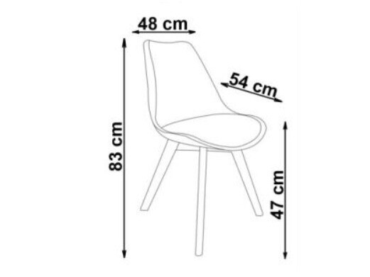 Stoel Houston 412 (Donkergroen + Licht hout)