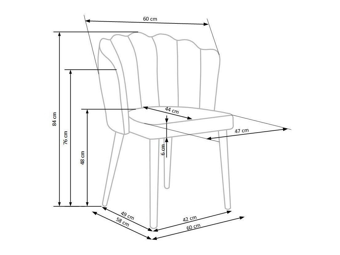Stoel Houston 975 (Roze + Zwart)