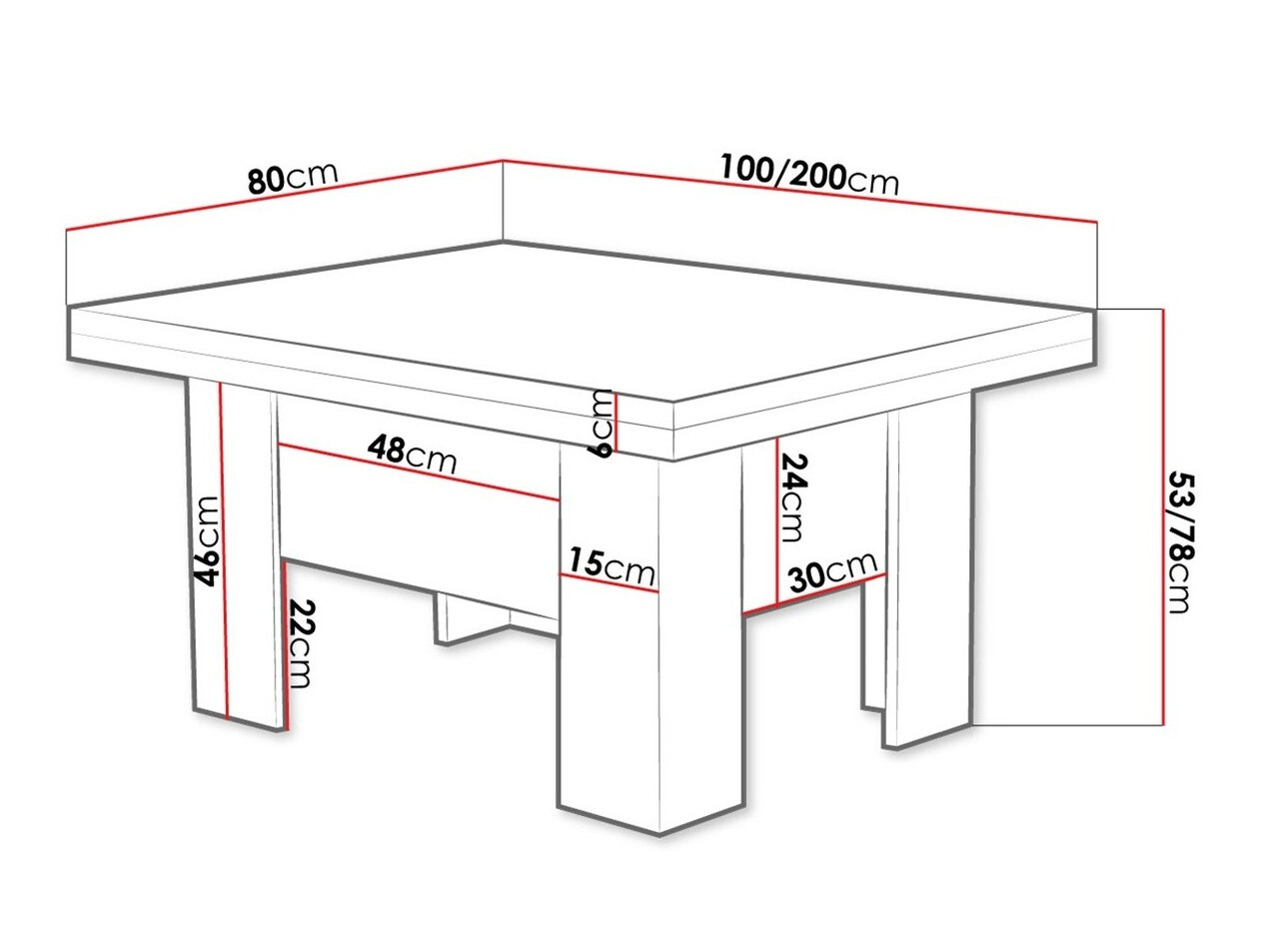 Salontafel transformator Stanton 102 (Wit)