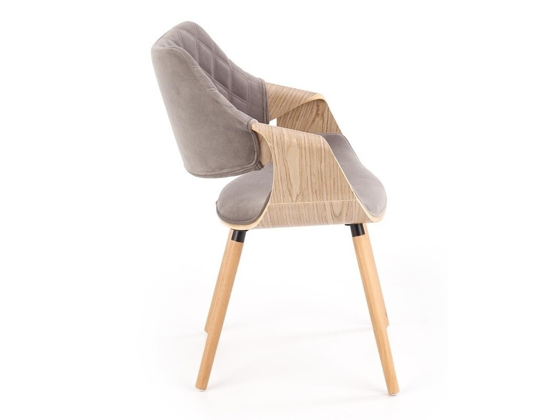 Stoel Houston 720 (Licht hout + Grijs)