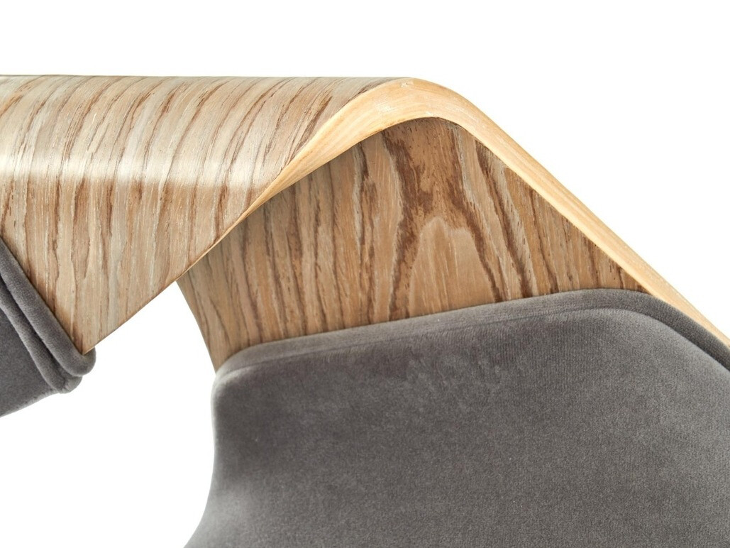 Stoel Houston 720 (Licht hout + Grijs)