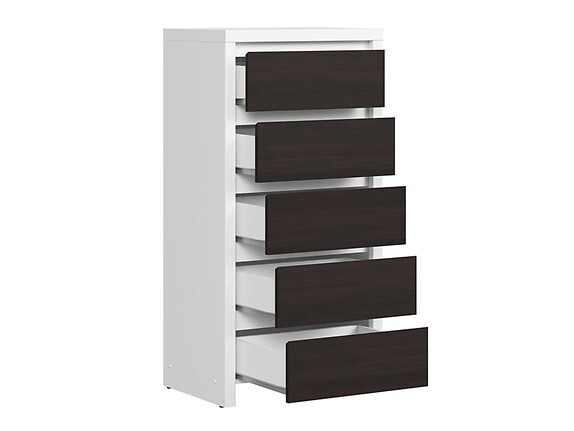 Ladekast Nolroma 106 (Wit + Wengé)