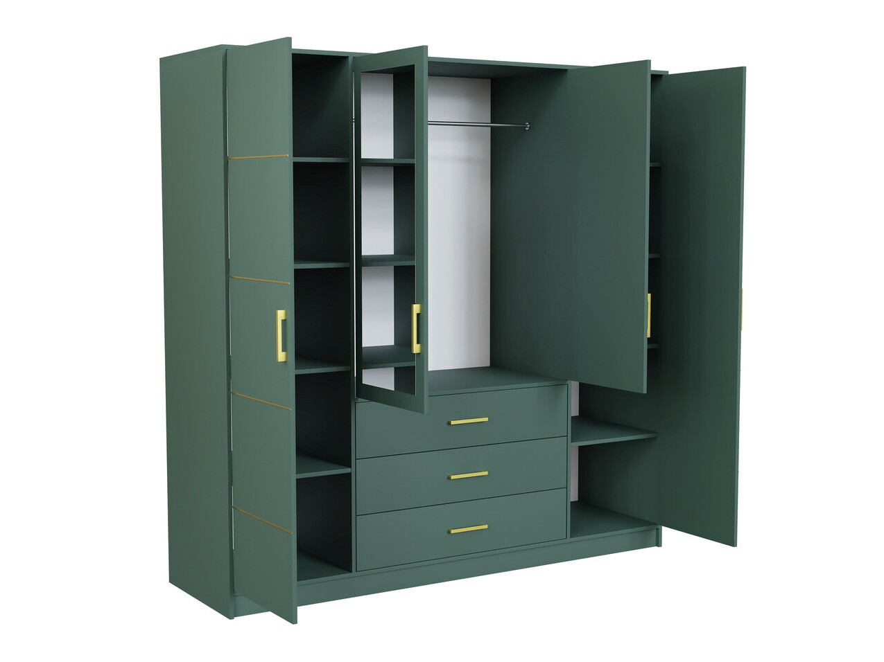 Meubelset Dortivu 121 (Groen)