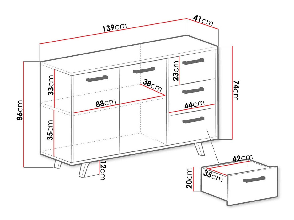Meubelset Dortivu 121 (Groen)