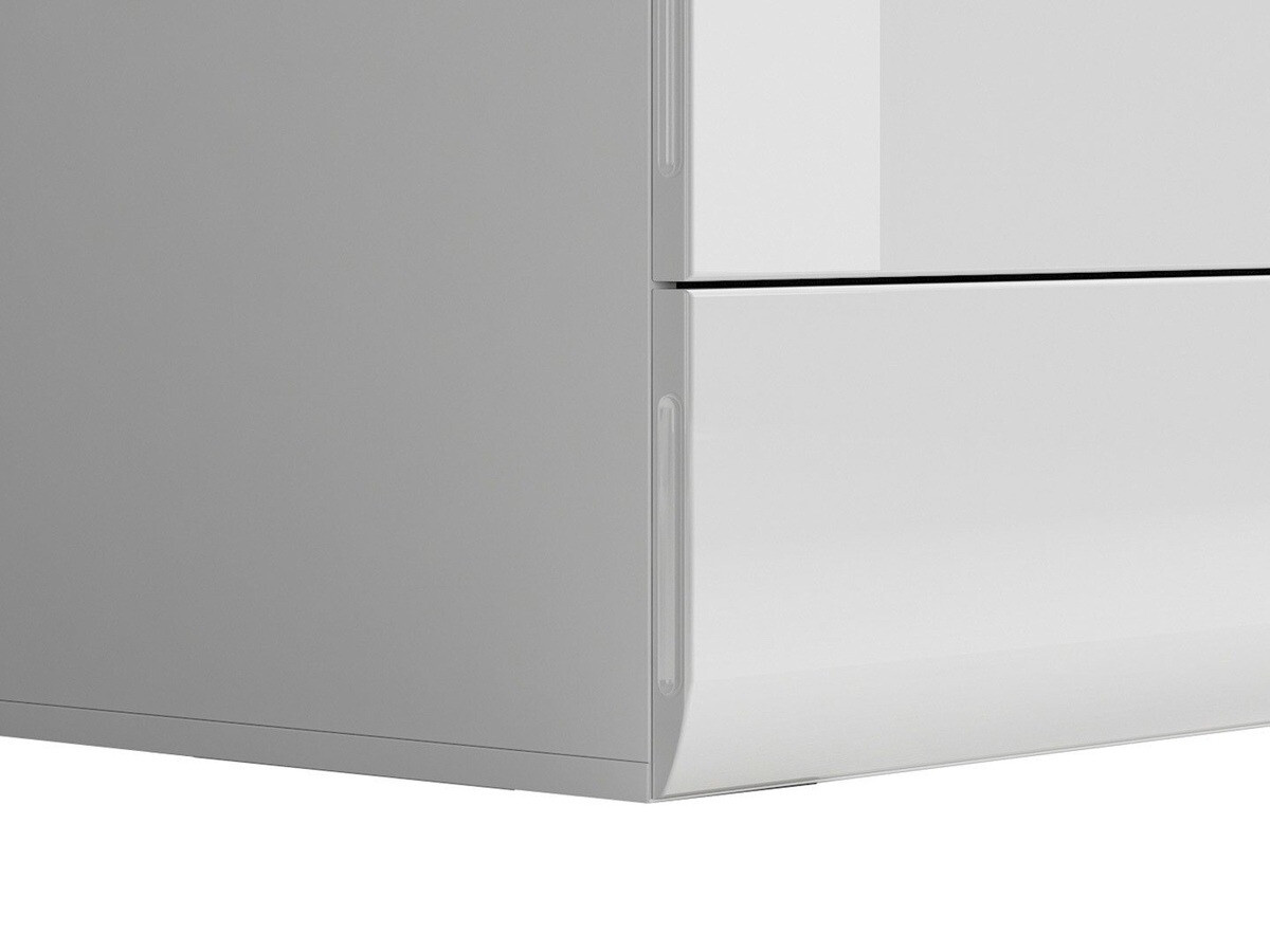 Ladekast Serveso 103 (Wit + Glanzend wit)