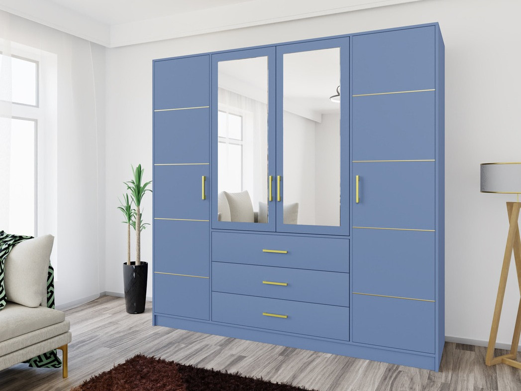 Kledingkast Dortivu 115 (Blauw)