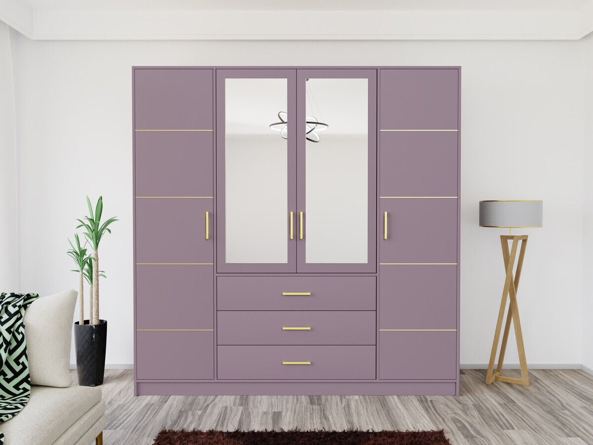 Kledingkast Dortivu 115 (Paars)