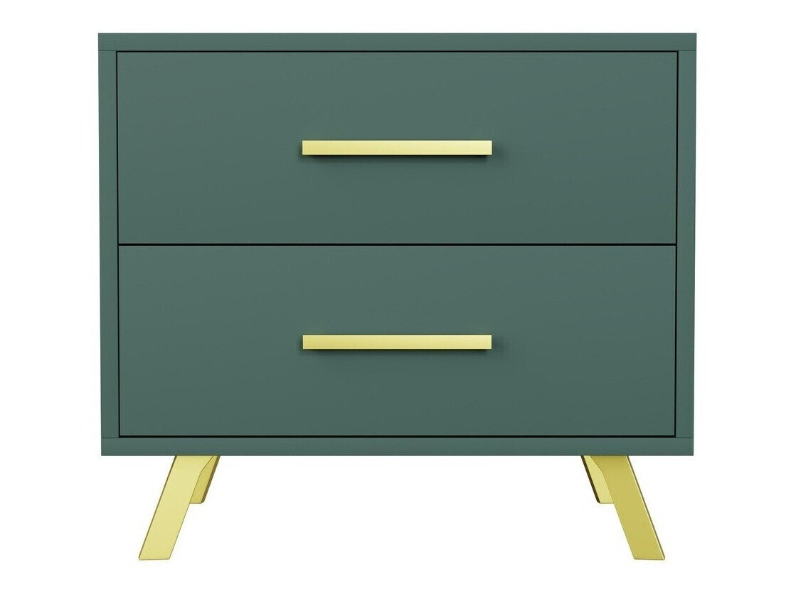 Nachtkastje Dortivu 119 (Groen + Gouden)