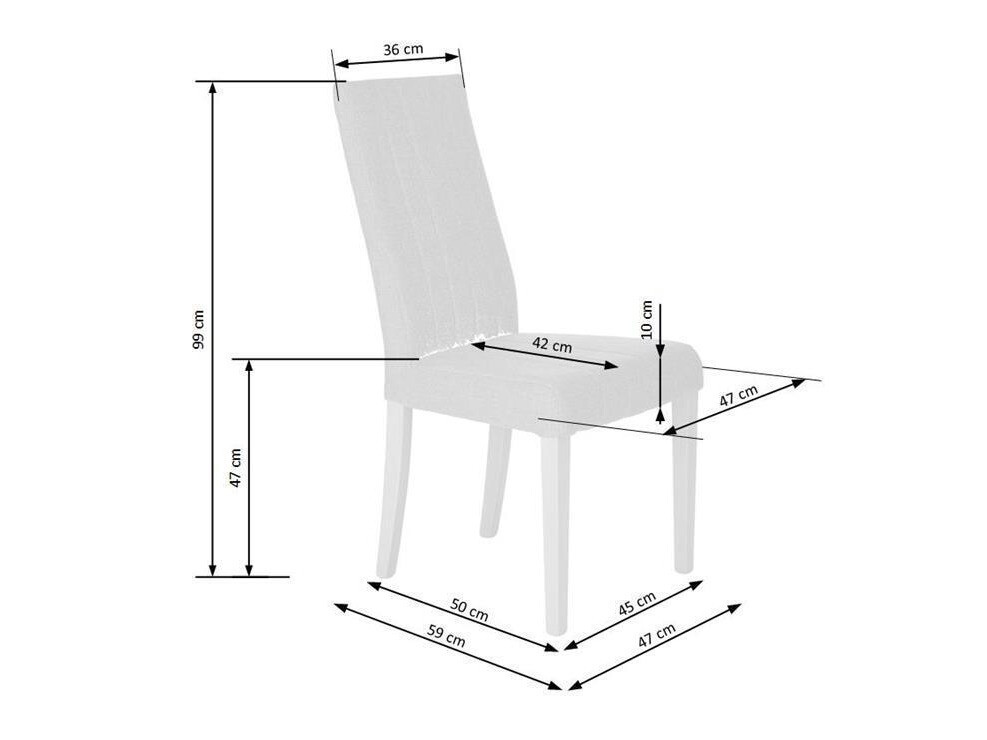 Stoel Houston 536 (Inari 91 + Wit)