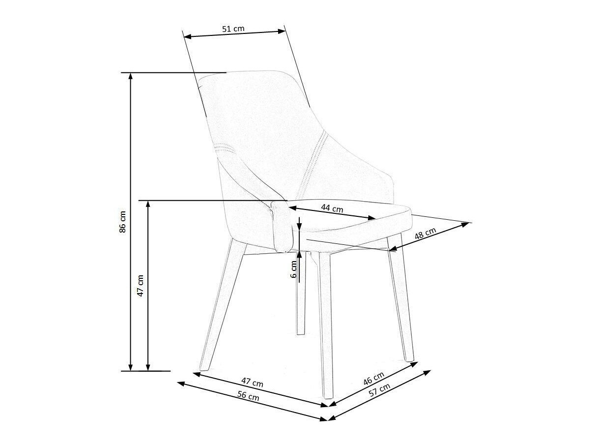 Stoel Houston 709 (Lichtgrijs + Grafiet)