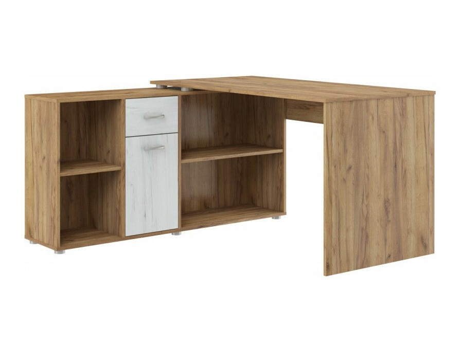 Hoekbureau Gilroy 113 (Craft eiken + Ambachtelijk wit)