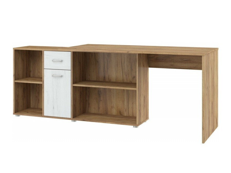 Hoekbureau Gilroy 113 (Craft eiken + Ambachtelijk wit)