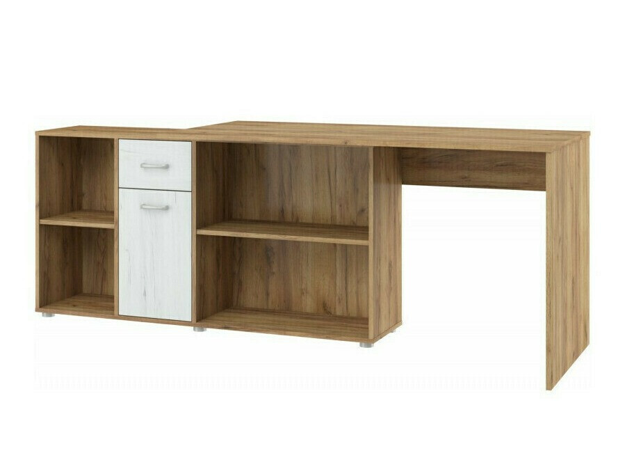 Hoekbureau Gilroy 113 (Craft eiken + Ambachtelijk wit)