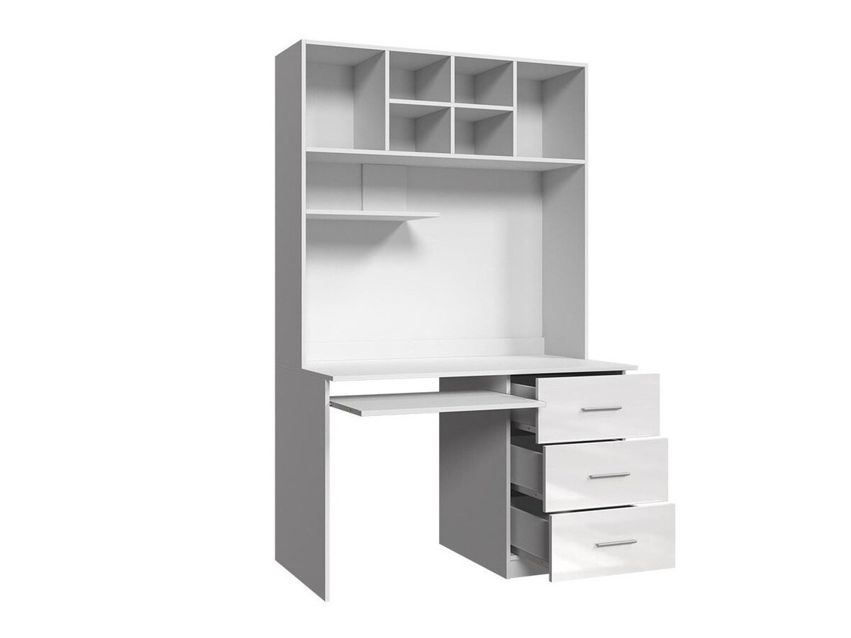 Bureau Salmere 109 (Wit + Glanzend wit + Glanzend roze)
