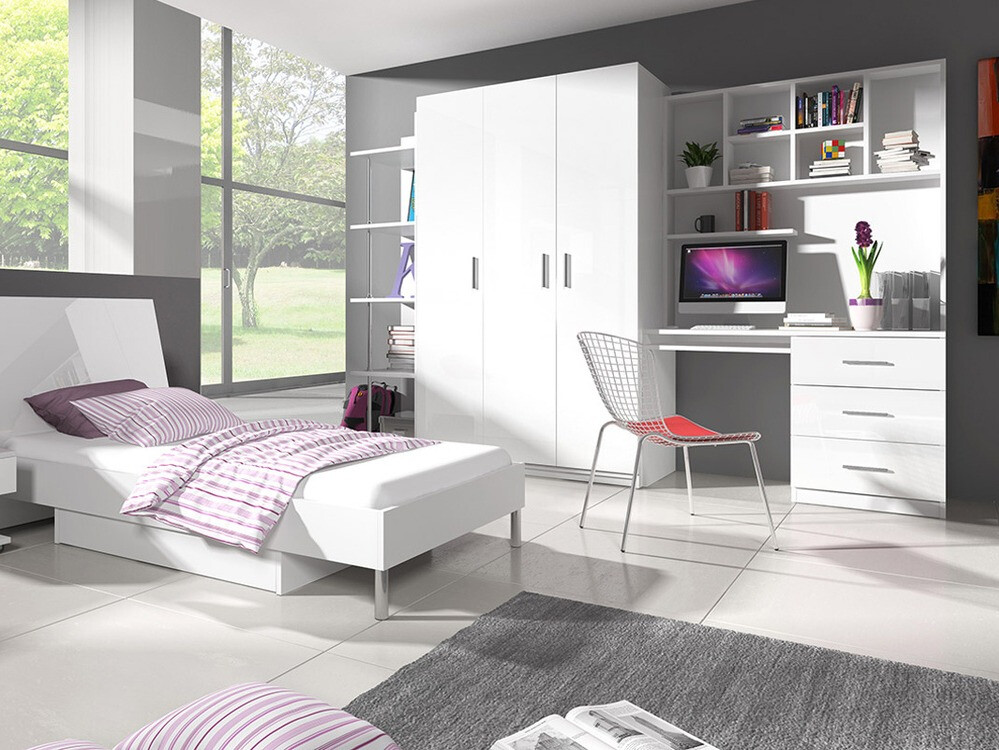 Bureau Salmere 109 (Wit + Glanzend wit)