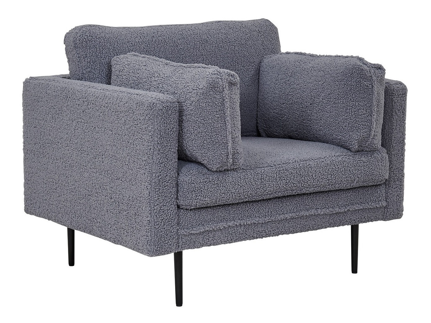 Fauteuil Dallas 100 (Grijs + Zwart)