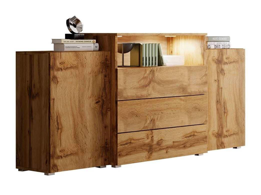 Ladekast Sarasota 127 (Wotan eik)