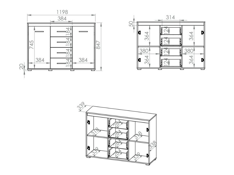 Ladekast Calvere 110