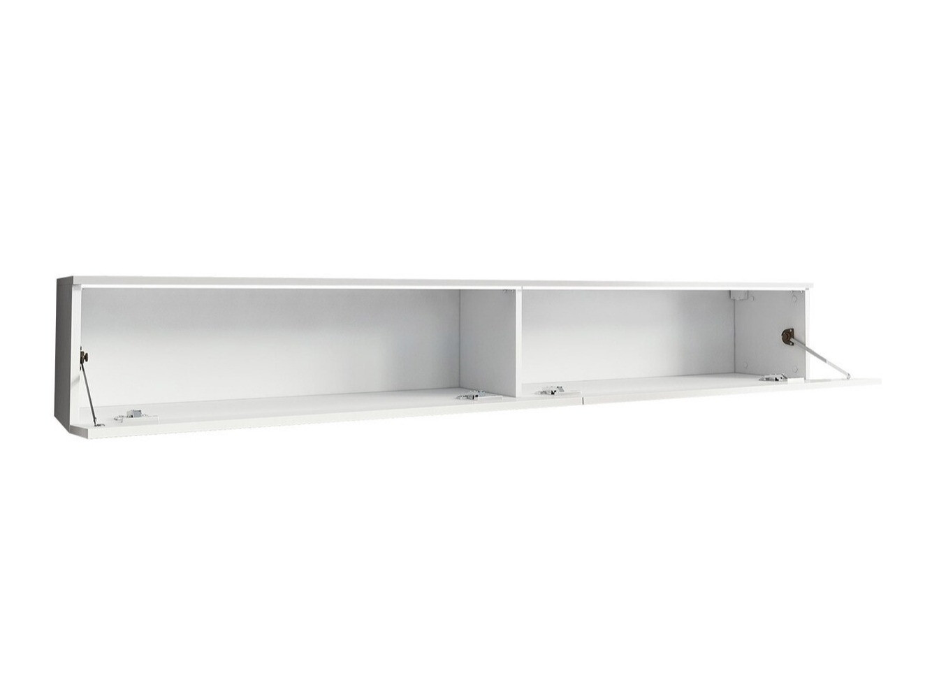 TV-meubel Sarasota 121 (Wit + Glanzend wit)
