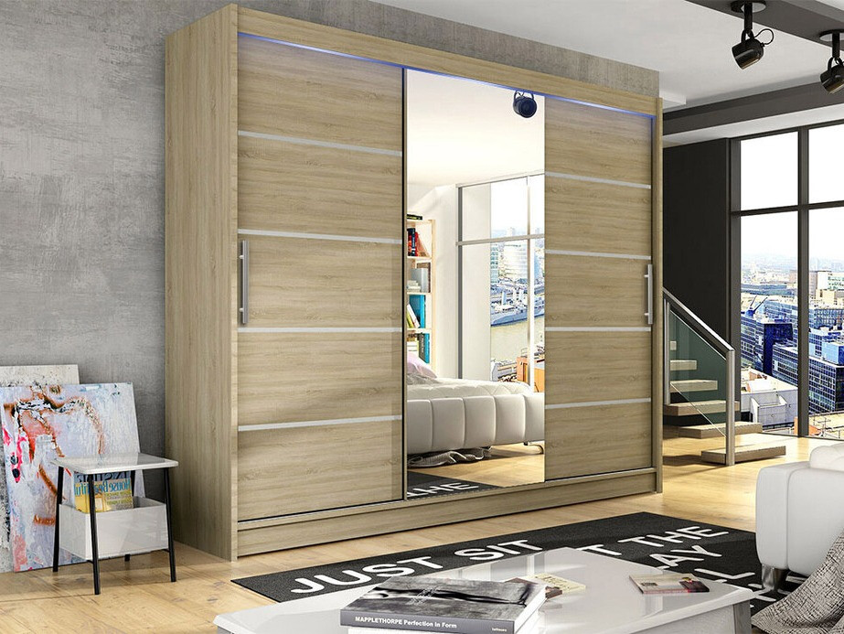 Kledingkast Closico 131 (Sonoma eik)