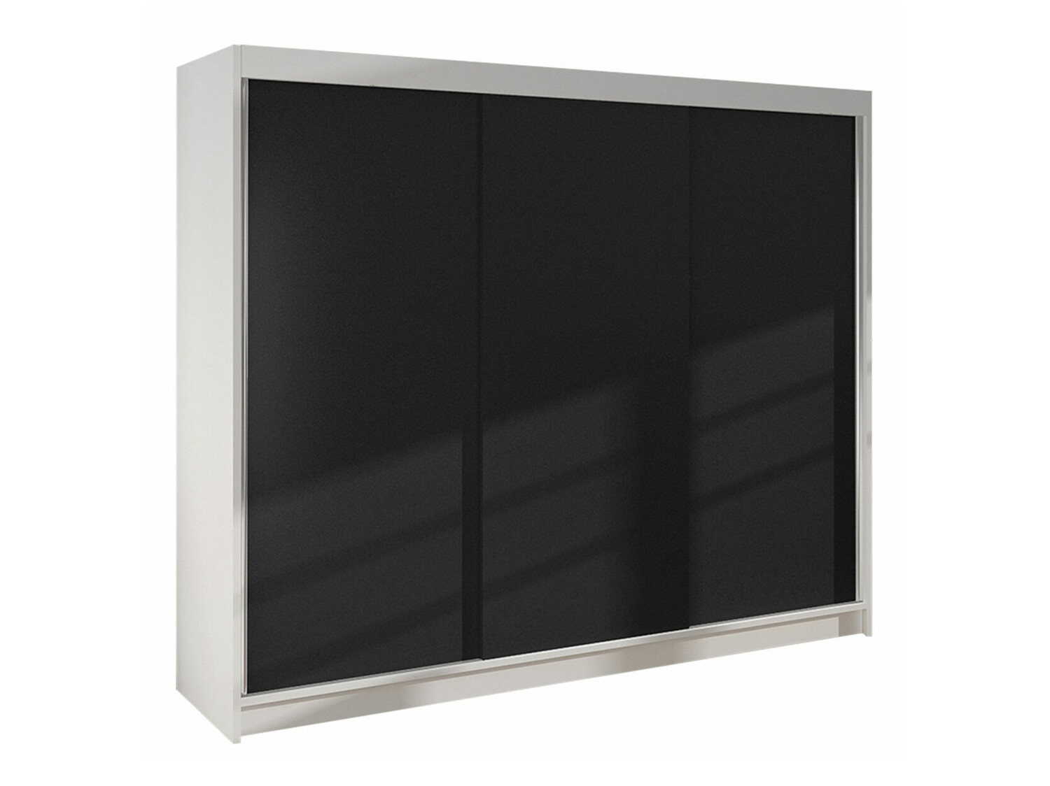 Kledingkast Closico Durion II (Wit + Zwart)