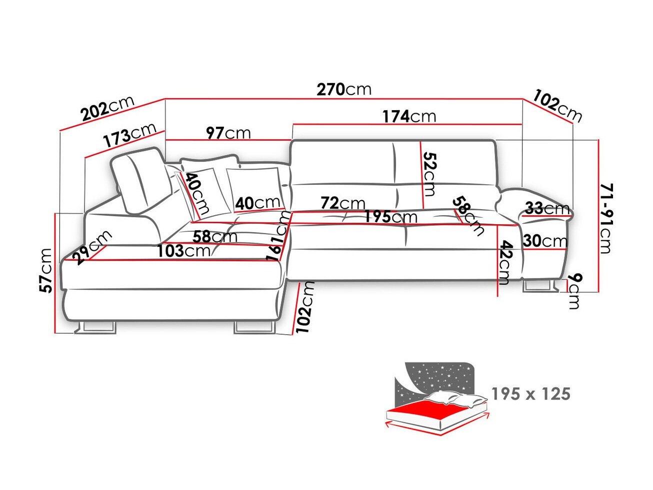Hoekbank Comfivo 166 (Uttario Velvet 2955 + Uttario Velvet 2979)