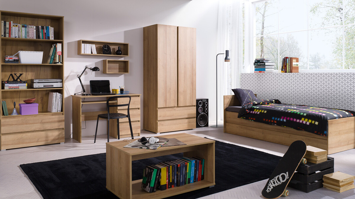 Boekenkast Cirdora 102 (Riviera eiken)