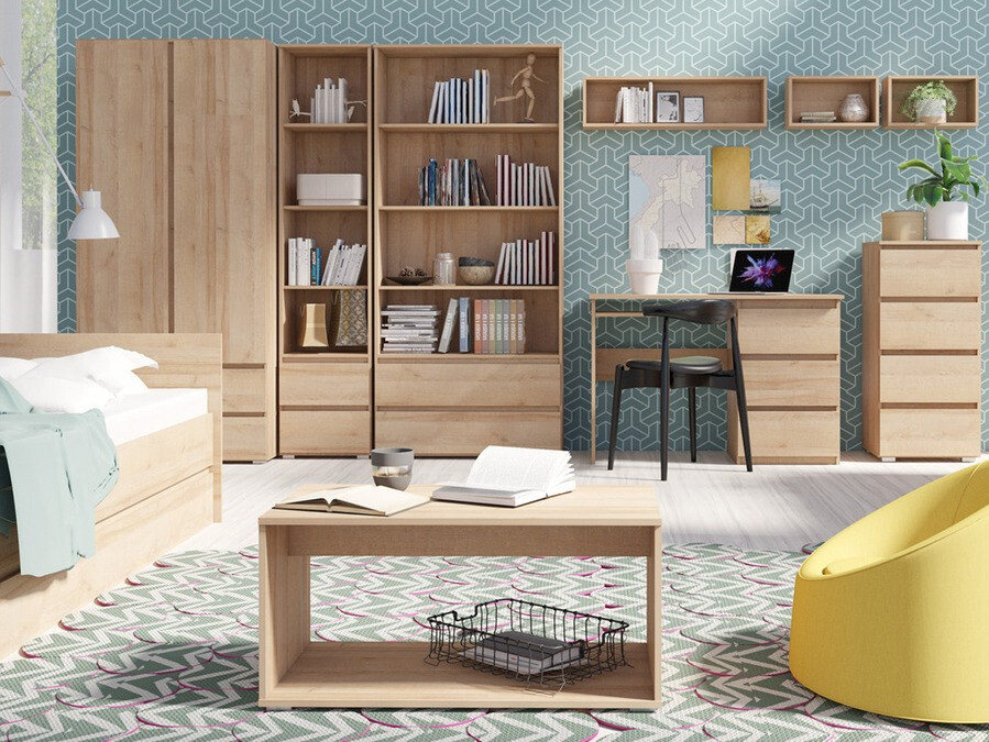 Boekenkast Cirdora 102 (Sonoma eik)