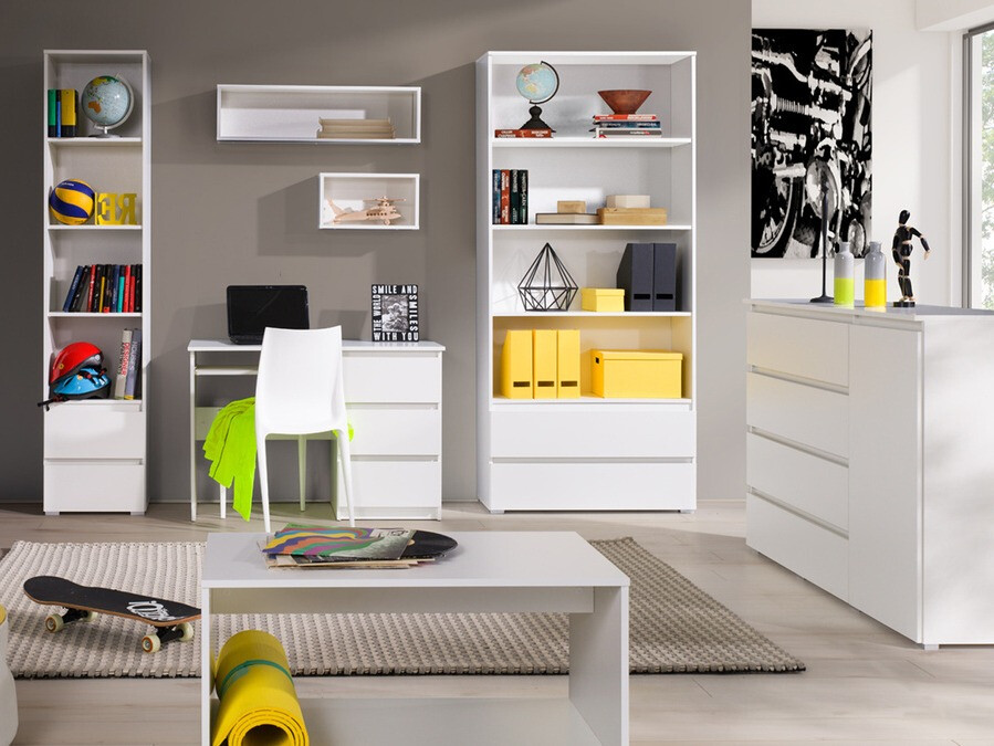 Boekenkast Cirdora 102 (Wit)