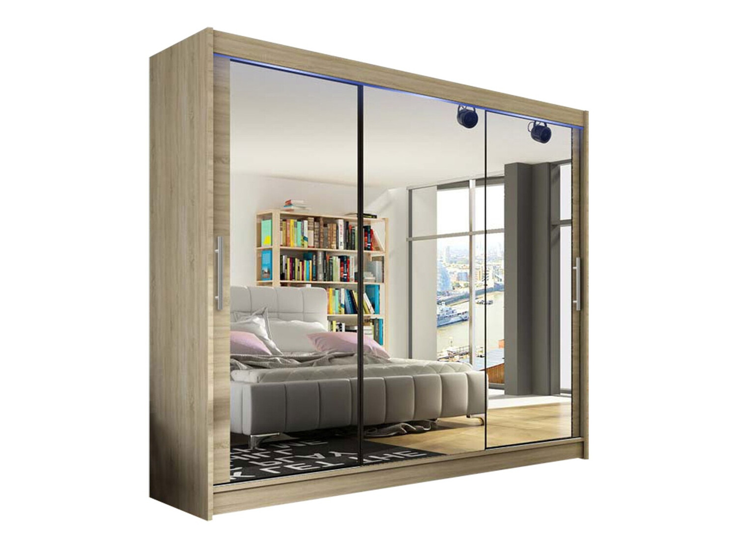 Kledingkast Closico Ordo III (Sonoma eik)