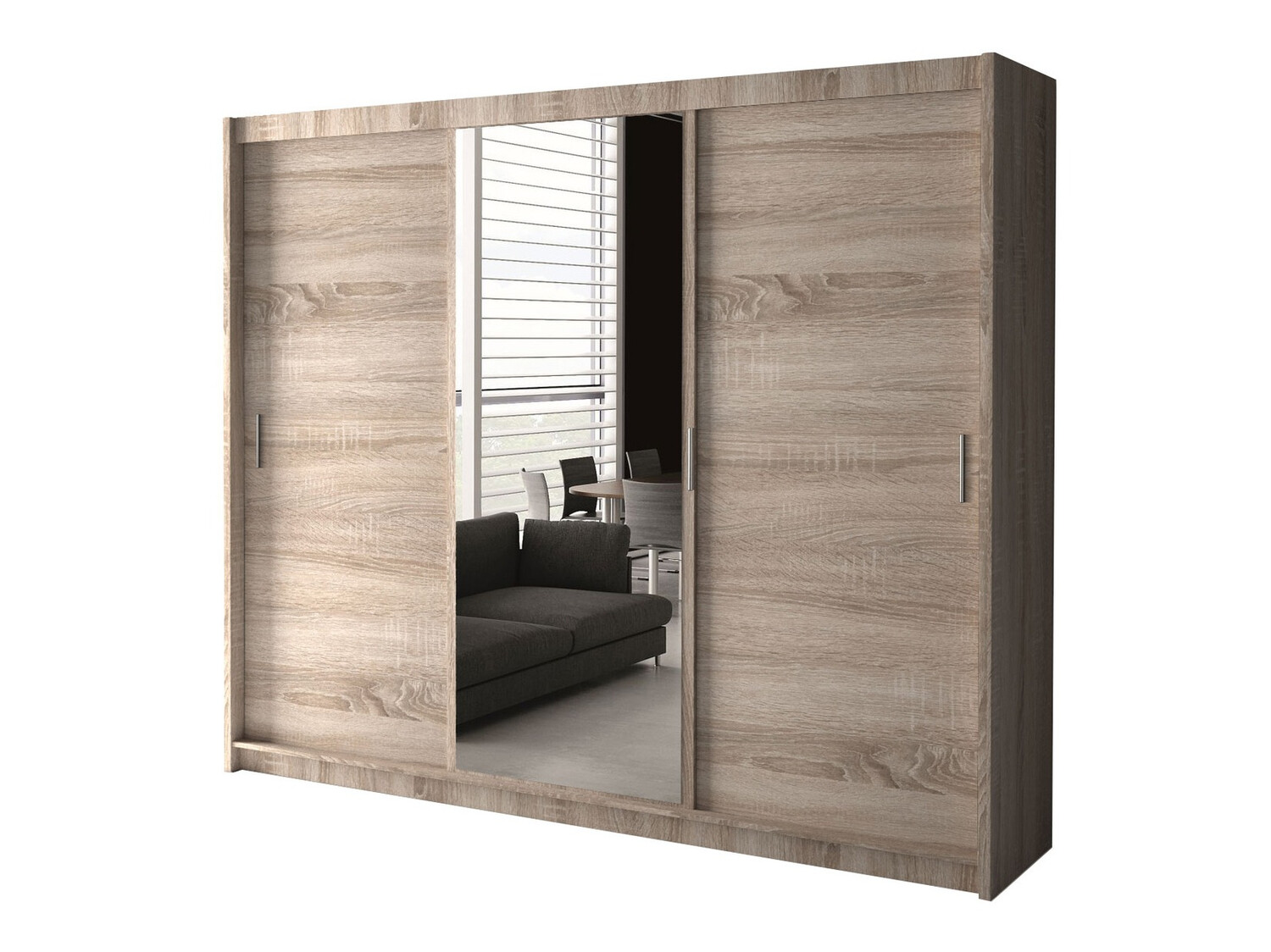 Kledingkast Honolulu 117 (Sonoma eik)