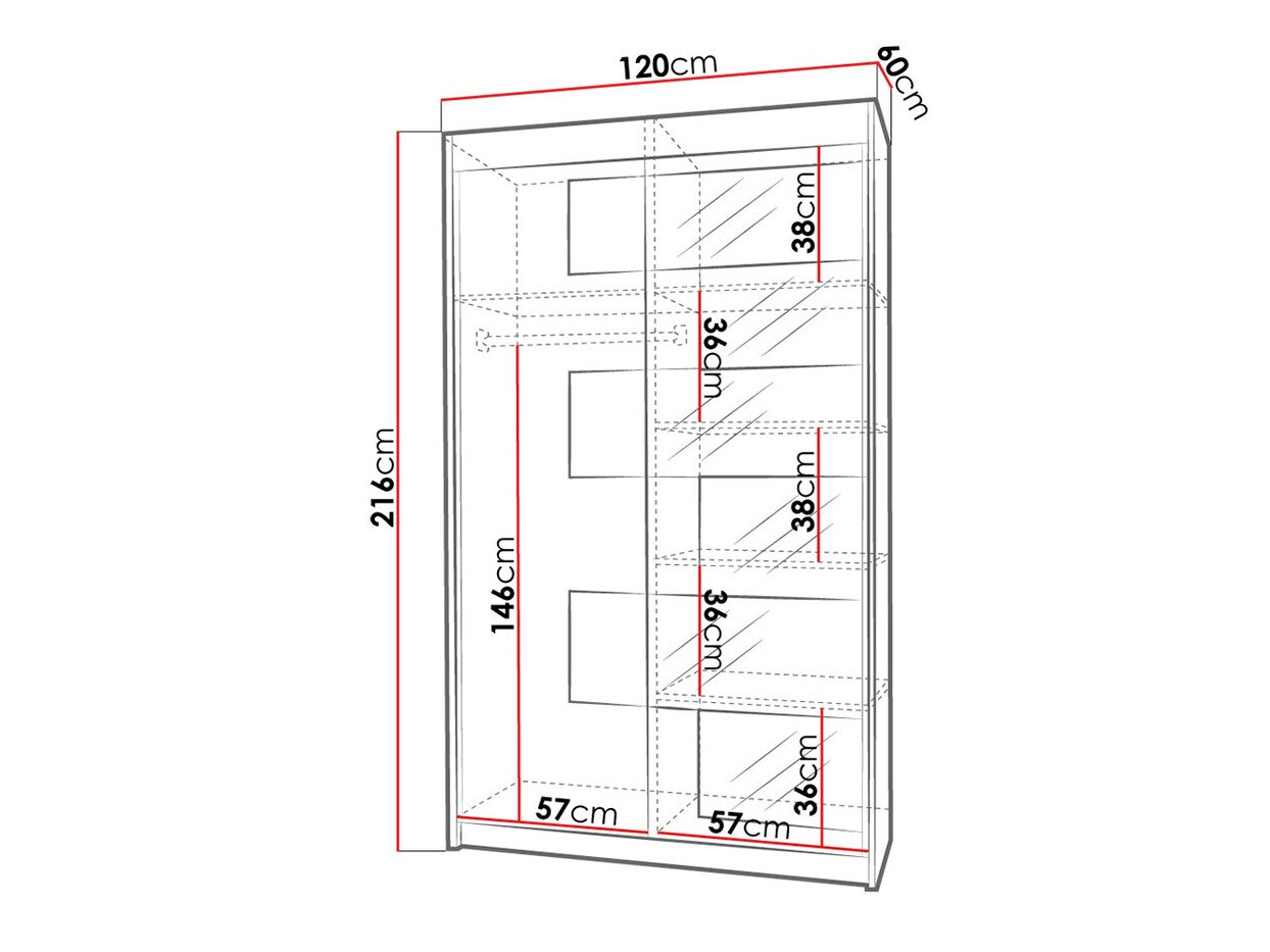 Kledingkast Toledo 105