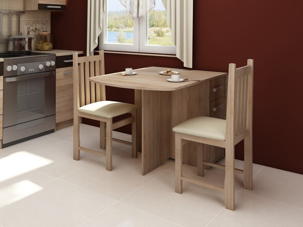 Inklapbare tafel Gilroy 105 (Sonoma eik)