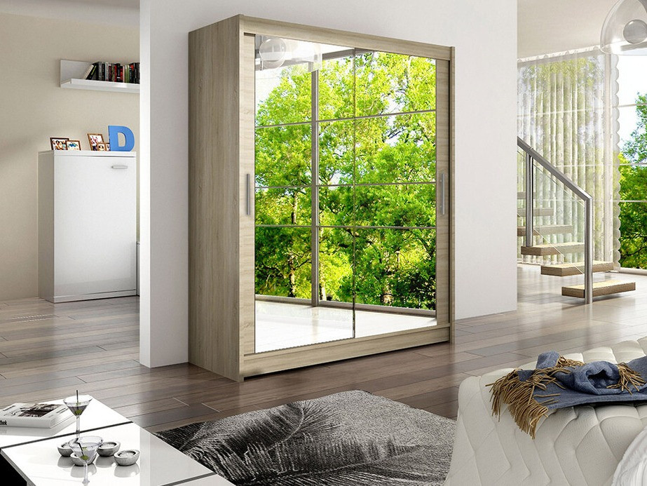 Kledingkast Closico 127 (Sonoma eik)