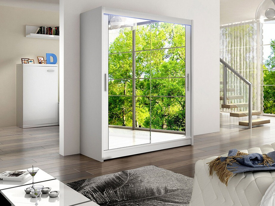 Kledingkast Closico 127 (Wit)