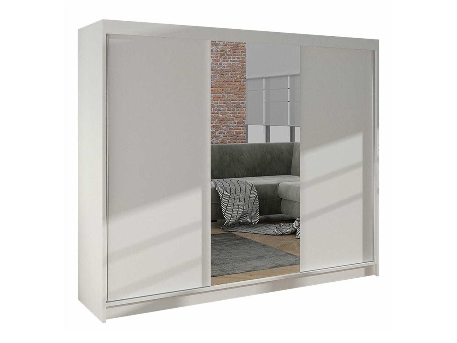 Kledingkast Closico Durion I (Wit)
