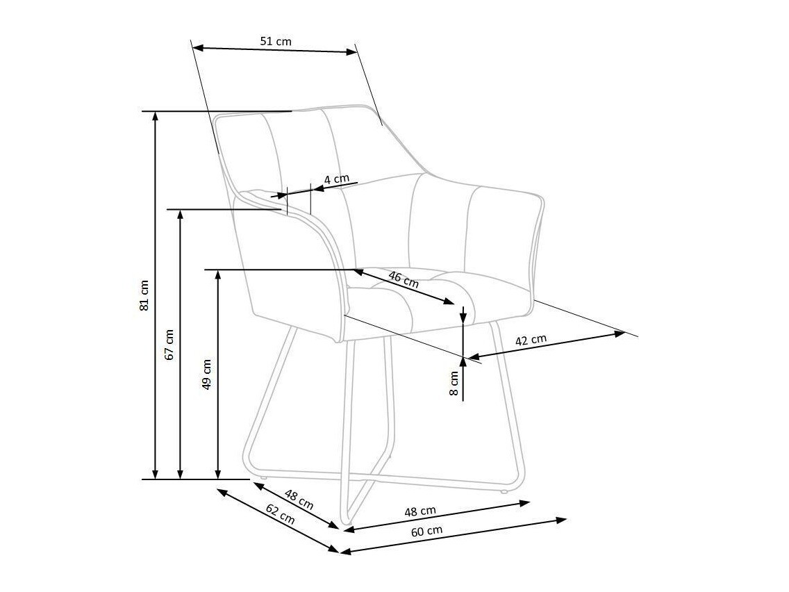 Stoel Houston 834 (Beige)