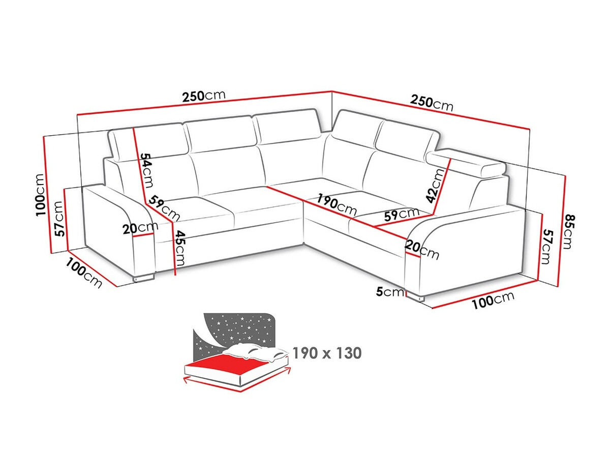 Hoekbank Ovos I (Crown 18)