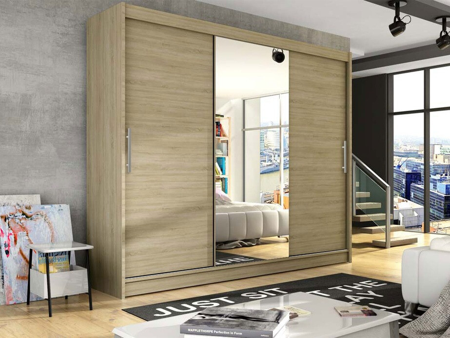 Kledingkast Closico 122 (Sonoma eik)