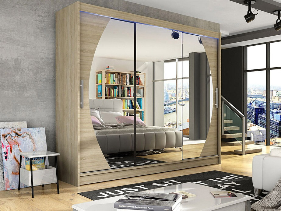 Kledingkast Closico 130 (Sonoma eik)