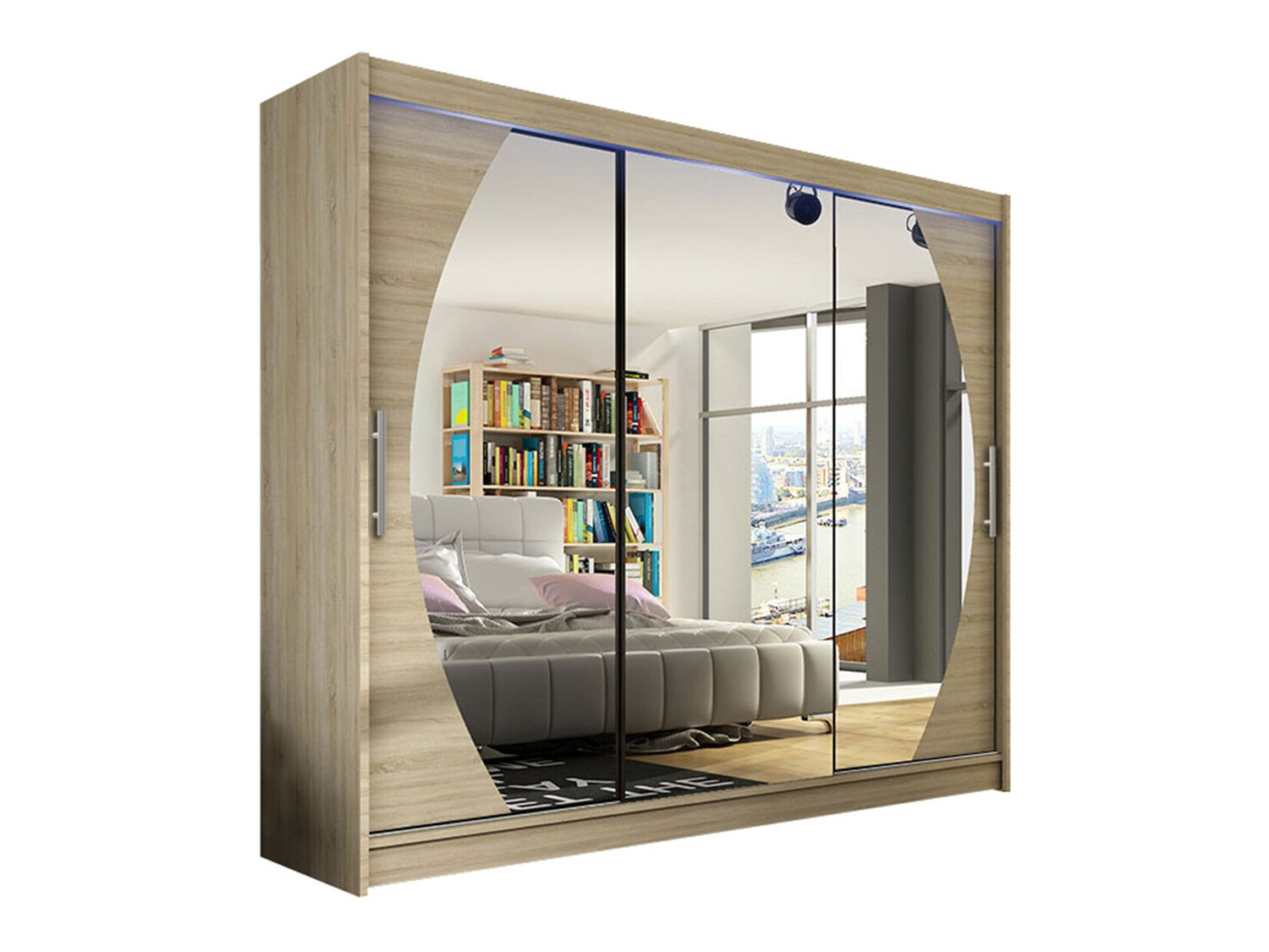 Kledingkast Closico 130 (Sonoma eik)