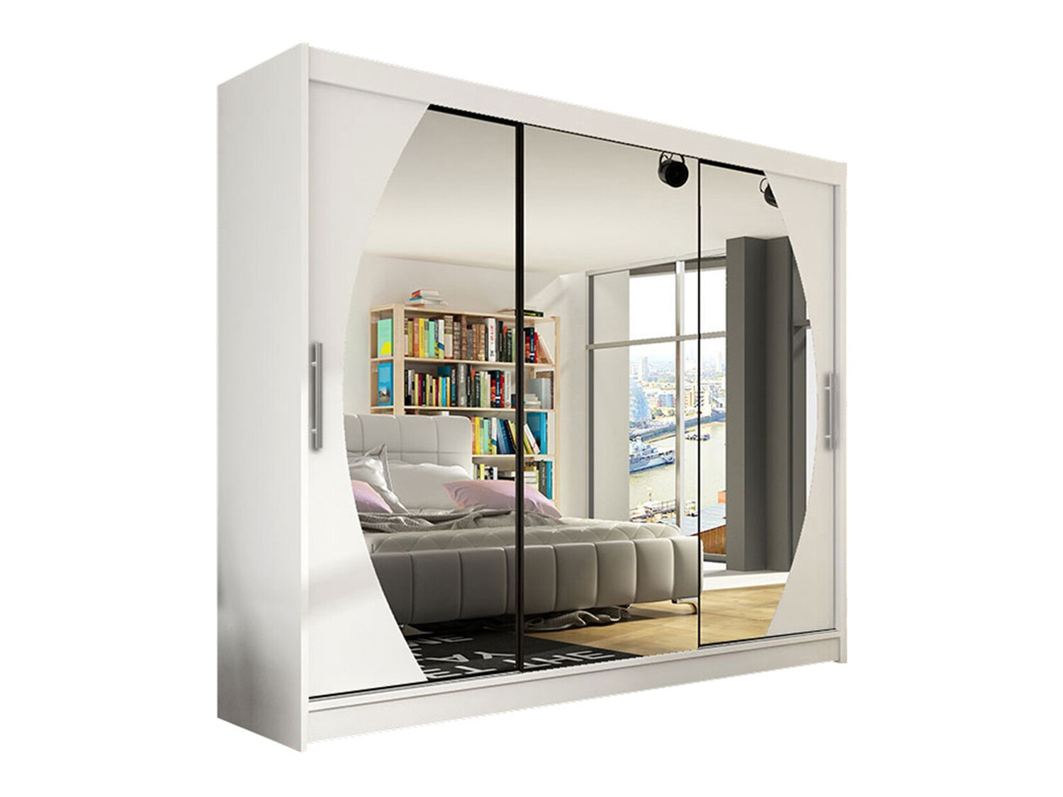 Kledingkast Closico 130 (Wit)