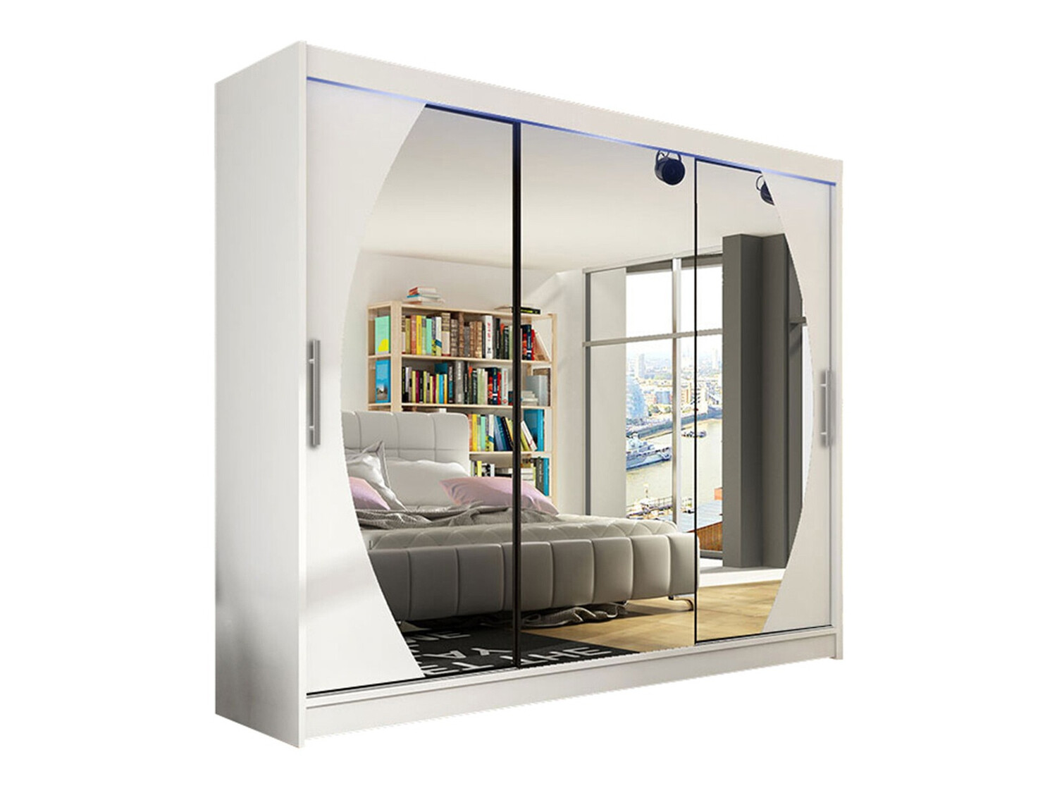 Kledingkast Closico 130 (Wit)