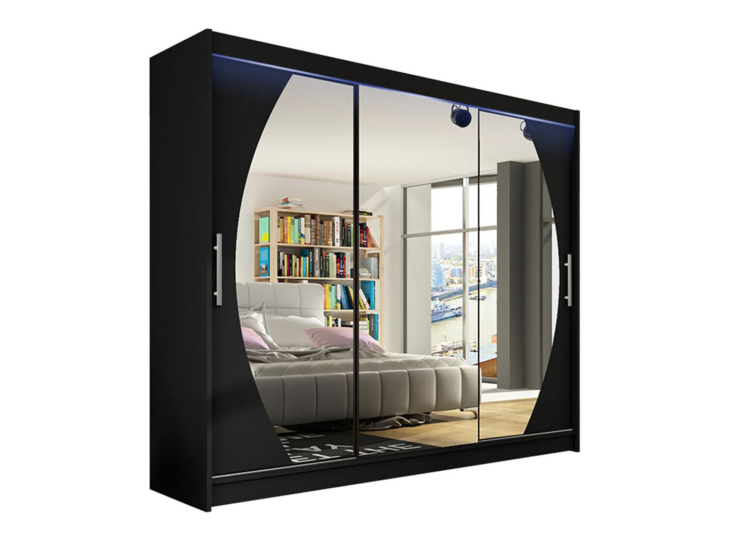 Kledingkast Closico Ordo V (Zwart)