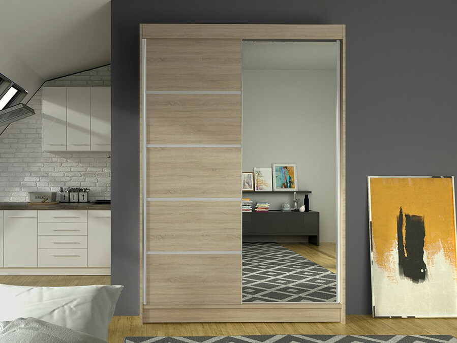 Kledingkast Closico 149 (Sonoma eik)