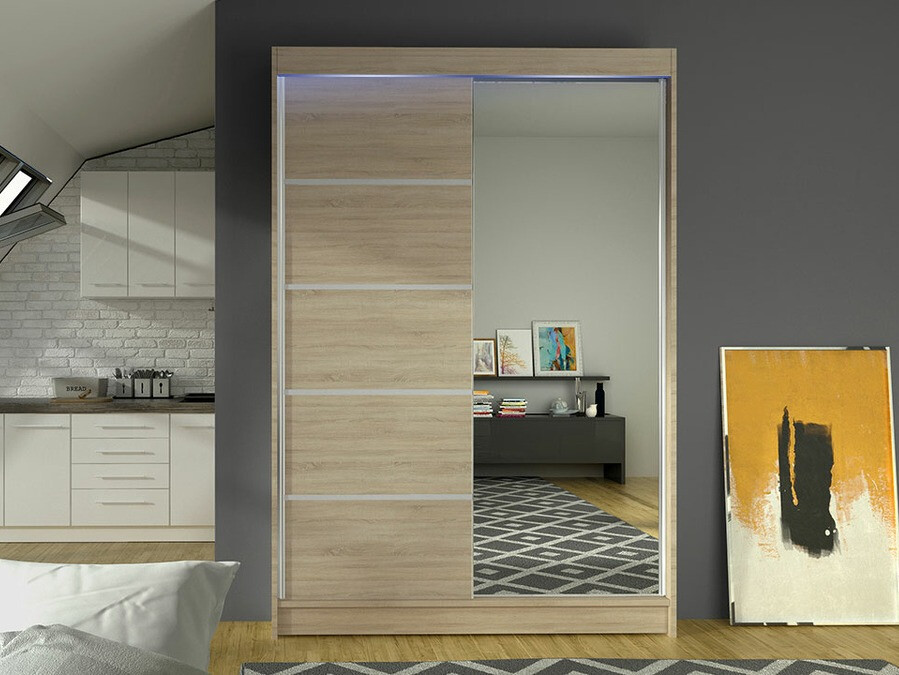 Kledingkast Closico 149 (Sonoma eik)