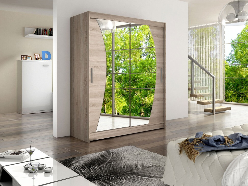 Kledingkast Closico Camera X (Truffel eiken)