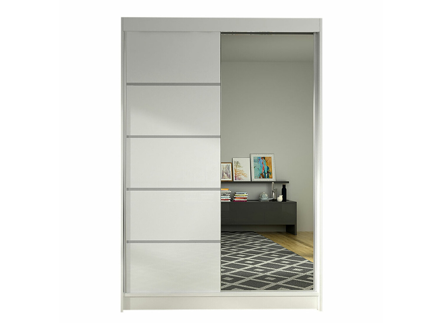 Kledingkast Closico Salvor III (Wit)
