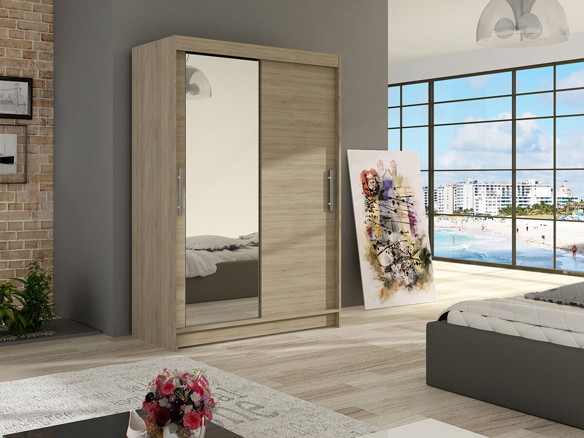 Kledingkast Closico 128 (Sonoma eik)