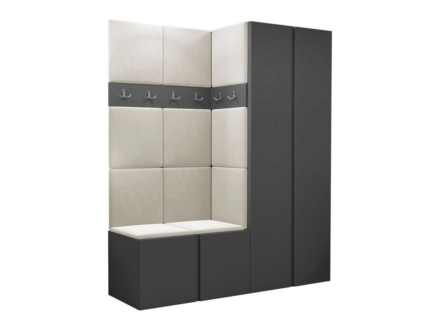 Gangmeubelset Pinis III (Grafiet)